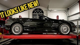 I Polished The Cheapest Mercedes SL55 AMG In The World And It Looks AWESOME  Project SL55 AMG Pt 3 [upl. by Joris559]