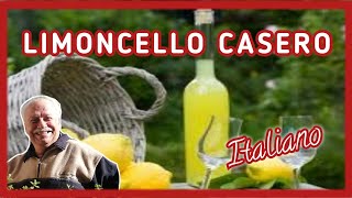 COMO HACER LIMONCELLO CASERO RECETA ITALIANA [upl. by Anillehs82]