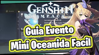 🔥🔥 Guia Evento Mini Oceanida Facil  Aguas anhelantes  🔥🔥Genshin Impact [upl. by Lein299]