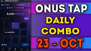 Onus Tap Tap Tap Daily Code 23 October 2024  Today Onus Daily Code  AGP onusdailycode [upl. by Intyre271]