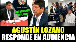 AGUSTÍN LOZANO presidente de la FPF pasó control de Identidad ante el Juez CARHUANCHO [upl. by Guendolen]