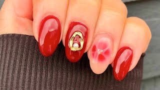 Beginner Friendly Builder Gel Tutorial  Blooming Gel Flower Design 🌸 [upl. by Grimbal]