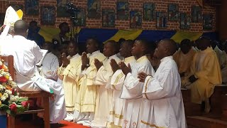 Luganda Catholic Song sang during Ordinations  Catholic Church songs [upl. by Adnilreh900]