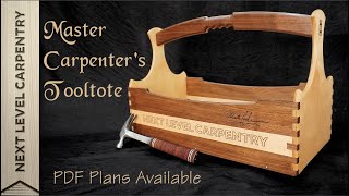 Master Carpenters Tool Tote Build [upl. by Ralip301]