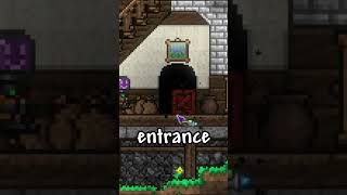 Quick Background Door Building Tips in Terraria terraria [upl. by Kreiker]