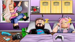 I Snuck Into A YOUTUBER ONLY Sleepover Roblox [upl. by Nerret]