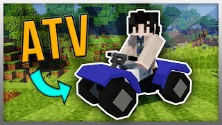 ✔️ Working ATV in Minecraft BEST MOD EVER [upl. by Mosra]