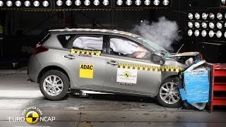 Toyota Auris Crash Test Euro NCAP [upl. by Aluino]