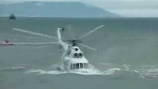 Helicopter Crashes in Water [upl. by Stockton]