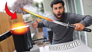 We Made 3000° DEGREE WEAPONS Using A SMELTING FURNACE You Wont Believe The Results [upl. by Idou]