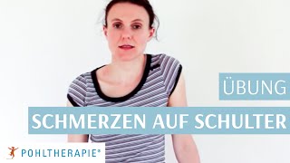 Schulterschmerzen Übung bei Schmerzen oben auf der Schulter [upl. by Hanafee78]