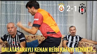 GALATASARAYLI KENAN REİSE KAFAYI YEDİRTTİ Galatasaray 21 Beşiktaş [upl. by Haleelahk291]