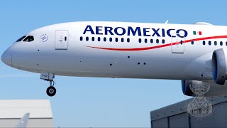 Aeromexico 7879 Touch amp Go And Landing At Paine Field [upl. by Arianne]