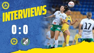 ADMIRAL Frauen Bundesliga I 2 Runde – Interviews I First Vienna FC 1894 – USV Neulengbach [upl. by Adlei]