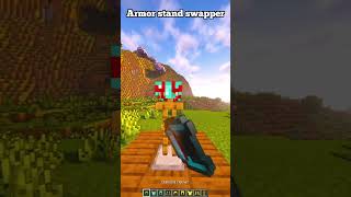 Armor stand swapper minecraft shorts [upl. by Aissert]