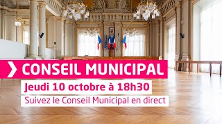 Conseil Municipal du 10 octobre 2024 [upl. by Notyalc494]