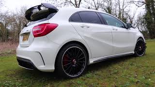 TUNED MERCEDES A45 AMG REVIEW [upl. by Hamlen]