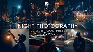 Night Photography Preset  Lightroom Mobile Preset Free DNG  Cinematic preset  lightroom presets [upl. by Sugna]