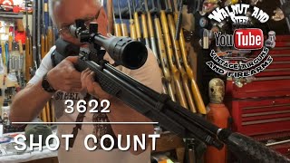 How many shots on one fill Crosman 3622 shot curve test More than I expected [upl. by Corell]