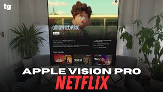 Apple Vision Pro Netflix [upl. by Natfa]