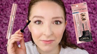 LOréal Voluminous Lash Paradise Waterproof Mascara Review [upl. by Nahtonoj805]