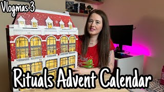 VLOGMAS  Unboxing RITUALS Calendar Advent [upl. by Ytisahc]