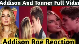 Addison rae and tanner buchanan kissing full video Addison rae kissing tanner buchanan at mtv [upl. by Mcleod]