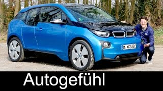 BMW i3 FULL REVIEW range Facelift 94 Ah test driven  Autogefühl [upl. by Jovita]