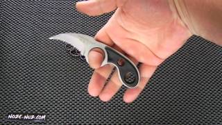 SWHRT2 HRT Neck Knife Zytel Handle Serrated [upl. by Ellerrehs]