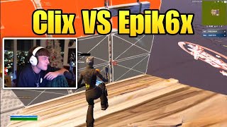 Clix VS Epik6x 1v1 [upl. by Naimaj55]