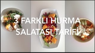 3 Farklı Hurma Salatası Tarifi [upl. by Archibaldo]