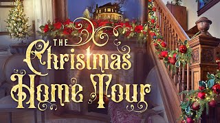 Christmas Home Tour Vlog Holiday Decorating Ideas Shopping Finds Christmas Lights Trees Outdoor [upl. by Shamma838]