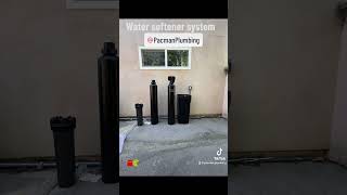 Water softener installation filters plumbing subscribe shortvideos foryou ✅👍 [upl. by Lazaruk115]