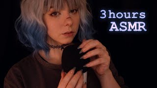 ASMR  3 HOURS slow Mic Scratching amp quotTk Skquot Mouth Sounds for Deep Sleep  no talking [upl. by Elocyn]