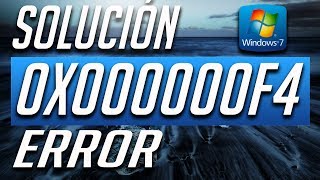 Error 0x000000f4 en Windows 7  4 Soluciones 2019 [upl. by Able]