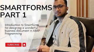 71 Introduction to Smartforms [upl. by Jackqueline986]