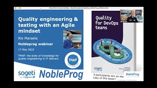 TMAP Quality engineering and testing with an Agile mindset [upl. by Fanchan]