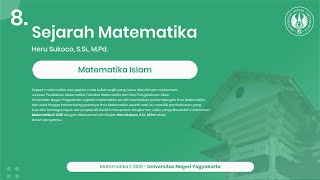 8  Sejarah Matematika Islam [upl. by Uzzi]