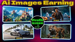 I Create AI Images and Earn Money🤑 Live Proof 💰  ai image generator free [upl. by Barkley199]