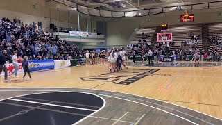 Video Moravia girls basketball celebrates after winning state championship [upl. by Adnovahs72]