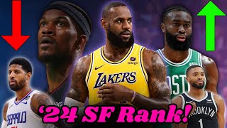 I STRUGGLED Ranking the Best NBA Small Forwards of 2024 [upl. by Donata]