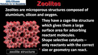 A3 Zeolites and nanocatalysts SL [upl. by Alam]