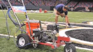 GameLine Video Montage  Removable Synthetic Turf Paint System [upl. by Majka613]