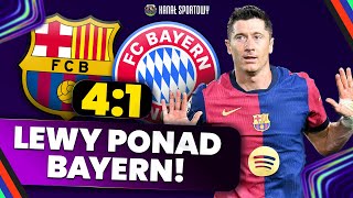 BARCELONA – BAYERN 41 LEWANDOWSKI Z GOLEM DUMA KATALONII POKAZAŁA MOC PRZED EL CLASICO ANALIZA [upl. by Ennaeirb]