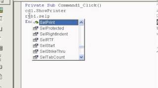 how to print richtextbox in vb6 [upl. by Jermayne]