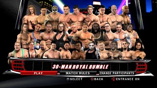 WWE SmackDown VS Raw 2010 PS3  30Man Royal Rumble 3 2KmClassic [upl. by Helaina120]