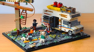 LEGO Zombie Apocalypse RV Van MOC [upl. by Neehsuan67]