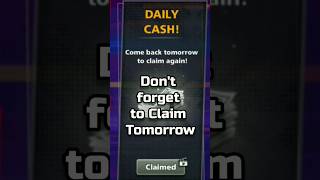 Claim Extra Pool Cash Free Every day 8ballpool 8bpsolutions tauntingquest [upl. by Allison]