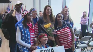 Naturalization ceremony held in Dallas to welcome 35 new US citizens [upl. by Euton]