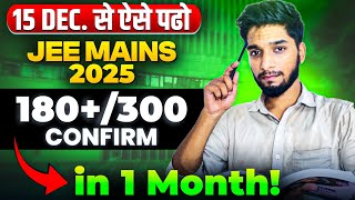 JEE Mains 2025  35 days roadmap to score 99ile🔥 iit jee [upl. by Gide]